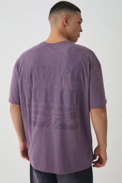 Oversized High Build Limited Edition T-Shirt | UK^boohooMAN Sale