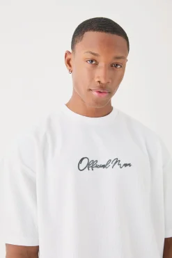 Oversized High Build Ottoman Rib T-shirt | UK^boohooMAN Outlet