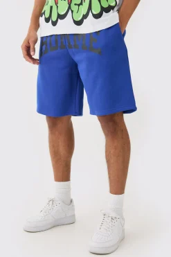 boohooMAN Oversized Homme Crotch Print Short | UK| Shorts