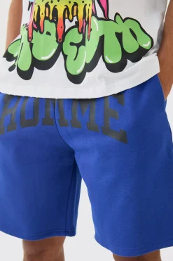 boohooMAN Oversized Homme Crotch Print Short | UK| Shorts