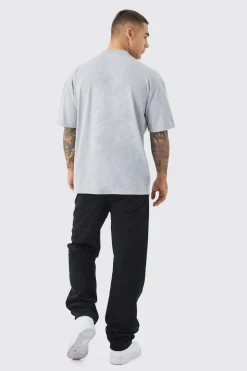 Oversized Homme Embroidered T-shirt | UK^boohooMAN Outlet
