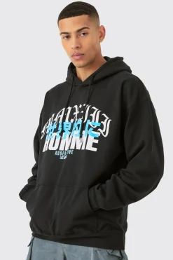 boohooMAN Oversized Homme Graphic Hoodie | UK| Hoodies & Sweatshirts