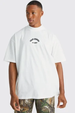 Oversized Homme Ofcl Varsity Applique T-shirt | UK^boohooMAN Outlet