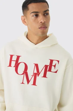boohooMAN Oversized Homme Printed Hoodie | UK| Hoodies & Sweatshirts