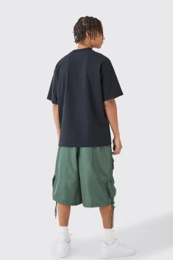 Oversized Homme Skull Graphic Heavyweight T-shirt | UK^boohooMAN Hot