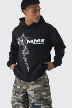 boohooMAN Oversized Homme Star Print Hoodie | UK| Hoodies & Sweatshirts