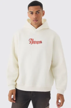 boohooMAN Oversized Homme Tattoo Back Graphic Hoodie | UK| Hoodies & Sweatshirts