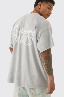 Oversized J'adore Paris Print T-shirt | UK^boohooMAN