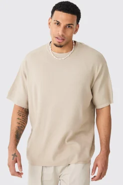 Oversized Knitted T-shirt | UK^boohooMAN Hot