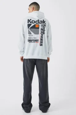 boohooMAN Oversized Kodak License Hoodie | UK| Hoodies & Sweatshirts