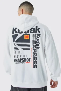 boohooMAN Oversized Kodak License Hoodie | UK| Hoodies & Sweatshirts