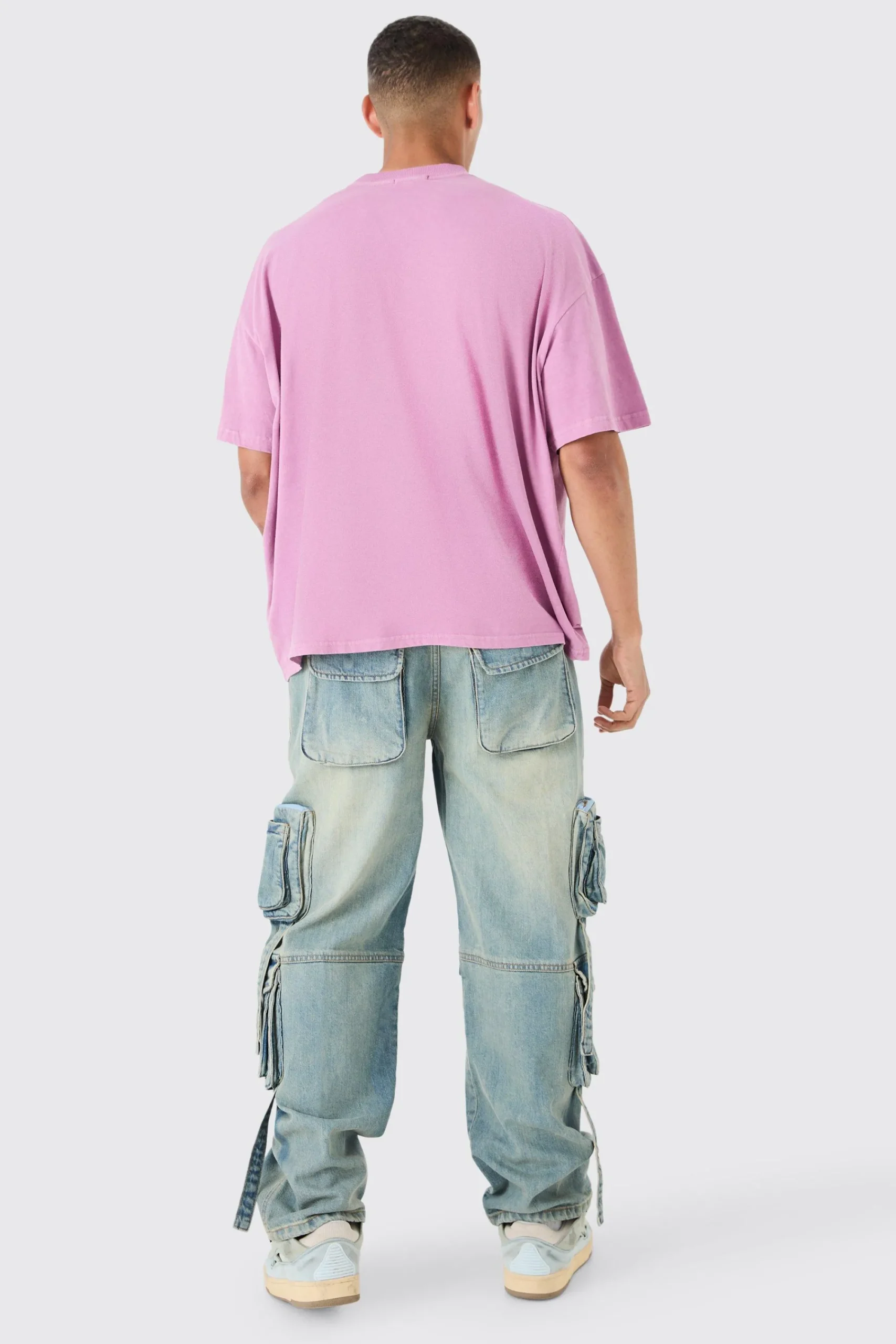 Oversized Large Scale OFCL Renaissance Print T-shirt | UK^boohooMAN Hot