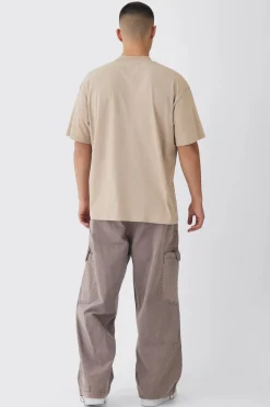 Oversized Large Scale OFCL Tattoo Graphic T-Shirt | UK^boohooMAN Hot