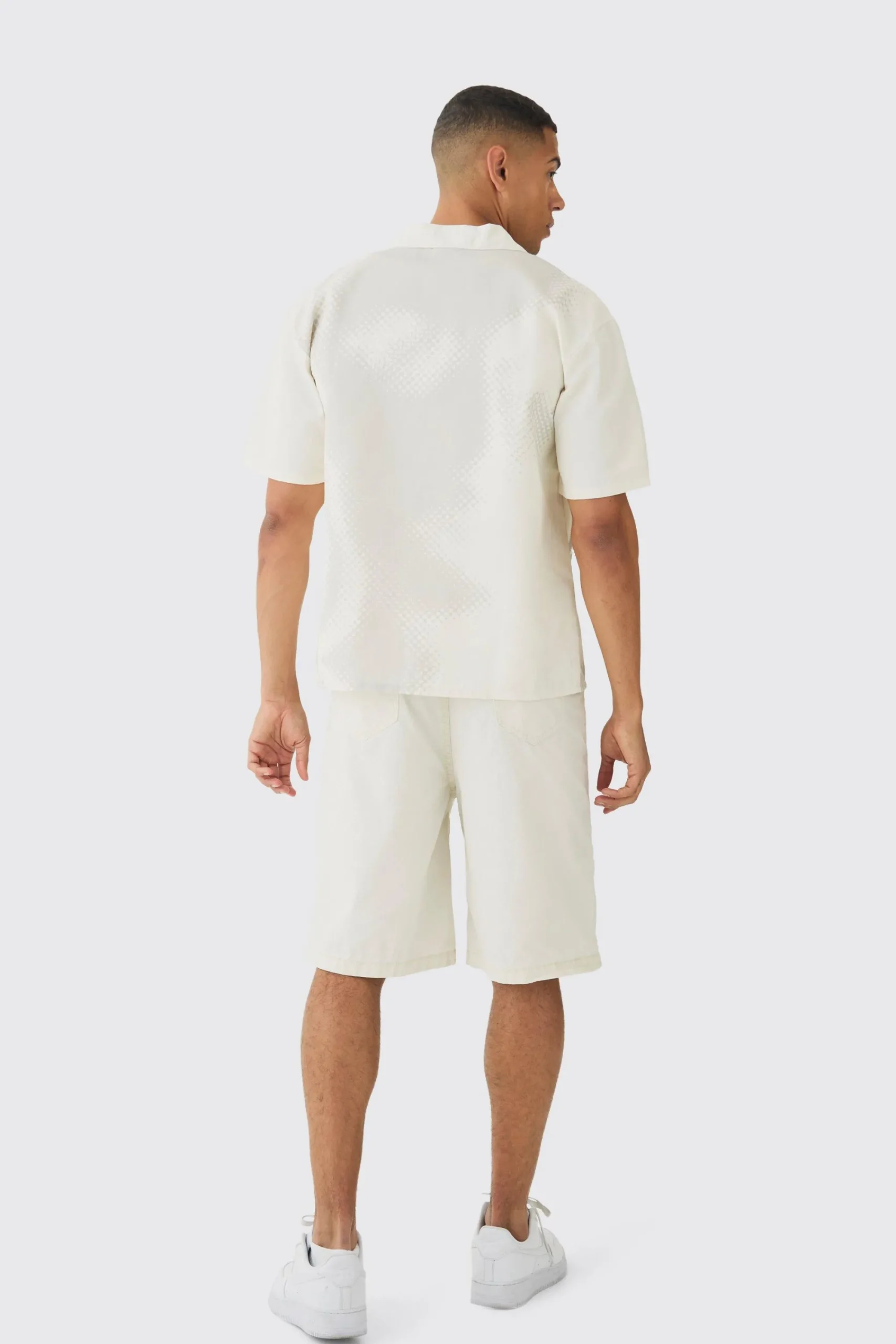 Oversized Lightweight Twill Moto Shirt | UK^boohooMAN Discount