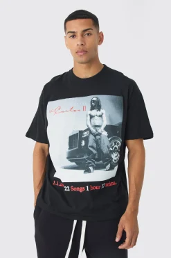 Oversized Lil Wayne Album License Print T-Shirt | UK^boohooMAN Online