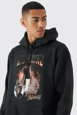 boohooMAN Oversized Lil Wayne Young Money License Hoodie | UK| Hoodies & Sweatshirts