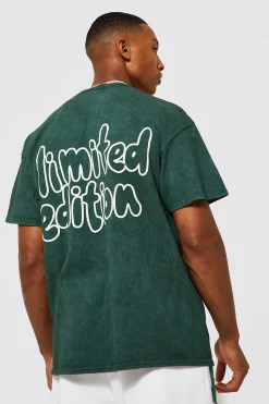 Oversized Limited Edition Acid Wash T-shirt | UK^boohooMAN Discount