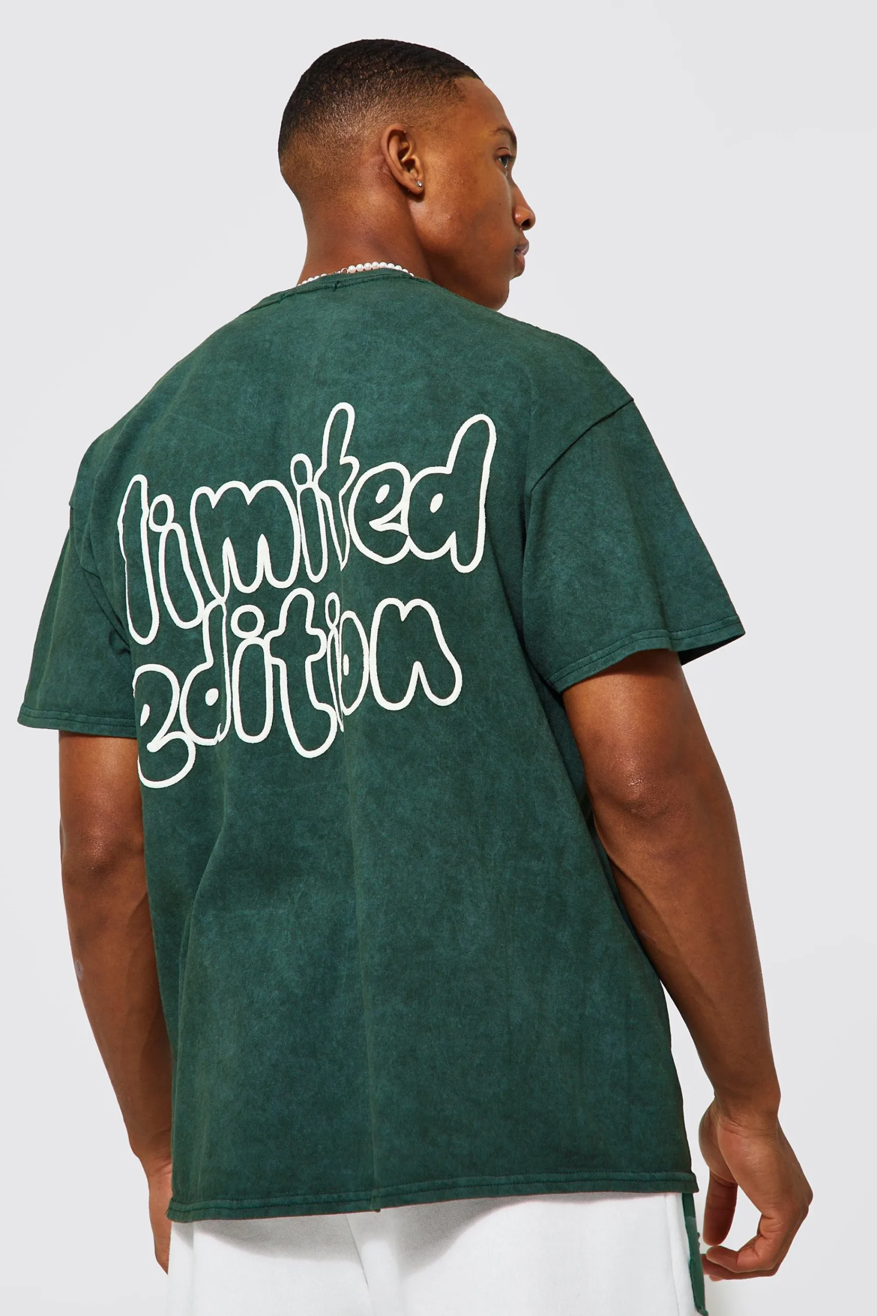 Oversized Limited Edition Acid Wash T-shirt | UK^boohooMAN Discount
