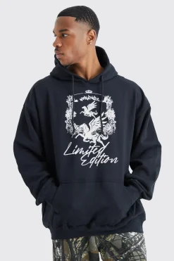 boohooMAN Oversized Limited Edition Renaissance Hoodie | UK| Hoodies & Sweatshirts