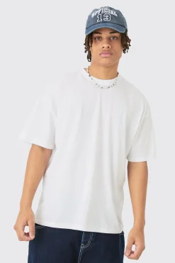 Oversized Limited Edition Floral Back Print T-shirt | UK^boohooMAN Outlet