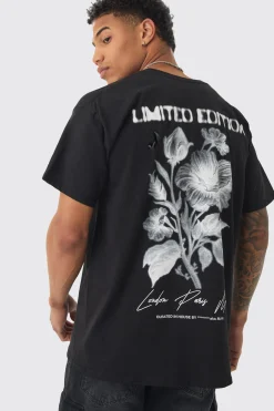 Oversized Limited Edition Floral Print T-shirt | UK^boohooMAN