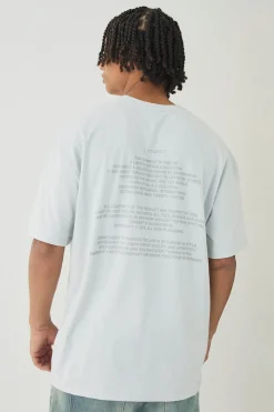 Oversized Limited Edition Print T-Shirt | UK^boohooMAN Online