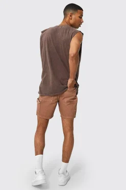 Oversized Limited Graphic Overdye Tank | UK^boohooMAN Best