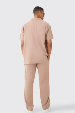 boohooMAN Oversized Linen Concealed Placket Shirt | UK| Shirts