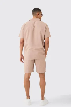 boohooMAN Oversized Linen Dropped Neck Shirt | UK| Shirts