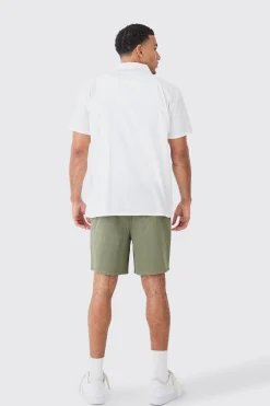 boohooMAN Oversized Linen Look Sun Embroidered Shirt | UK| Shirts