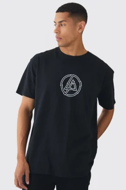 Oversized Linkin Park Band License Print T-Shirt | UK^boohooMAN Discount
