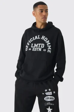 boohooMAN Oversized LMTD Print Hoodie | UK| Hoodies & Sweatshirts