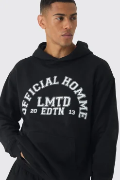 boohooMAN Oversized LMTD Print Hoodie | UK| Hoodies & Sweatshirts