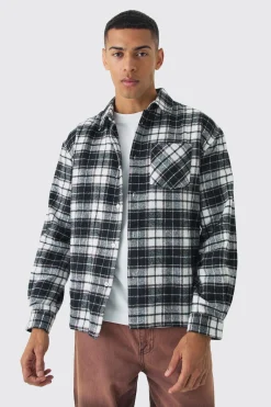 boohooMAN Oversized Long Sleeve Check Shirt | UK| Shirts
