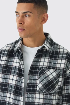 boohooMAN Oversized Long Sleeve Check Shirt | UK| Shirts