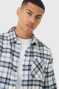 boohooMAN Oversized Long Sleeve Check Shirt | UK| Shirts