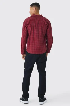 boohooMAN Oversized Long Sleeve Check Shirt | UK| Shirts