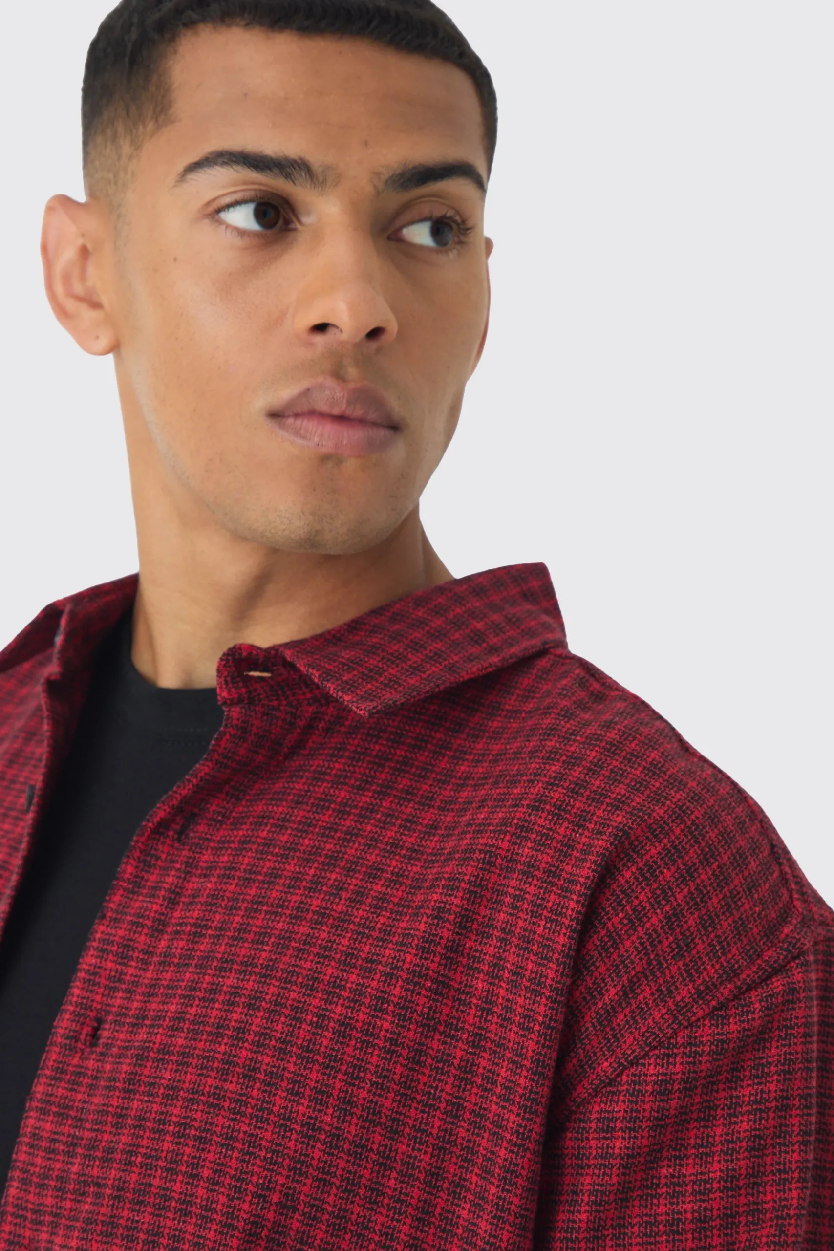 boohooMAN Oversized Long Sleeve Check Shirt | UK| Shirts