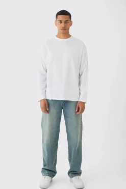 Oversized Long Sleeve T-shirt | UK^boohooMAN Sale