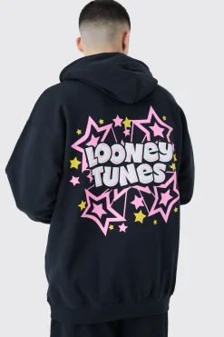 boohooMAN Oversized Looney Tunes Taz Multi Print License Hoodie | UK| Hoodies & Sweatshirts