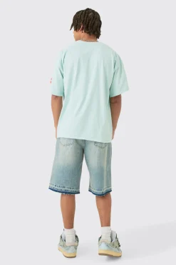 Oversized Looney Tunes Wash License T-shirt | UK^boohooMAN New