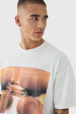 Oversized Lord Of The Rings License Print T-Shirt | UK^boohooMAN