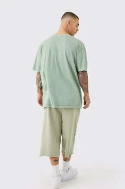 Oversized Los Angeles Varsity Wash T-shirt | UK^boohooMAN Discount