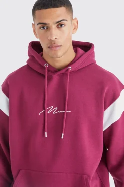 boohooMAN Oversized Man Colour Block Hooded Tracksuit | UK| Tracksuits