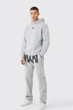 boohooMAN Oversized Man Drip Multi Pocket Hooded Tracksuit | UK| Tracksuits