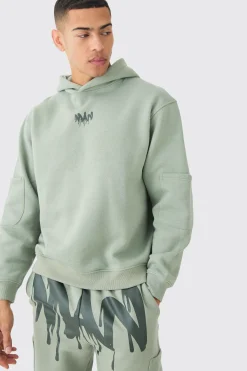 boohooMAN Oversized Man Drip Multi Pocket Hooded Tracksuit | UK| Tracksuits