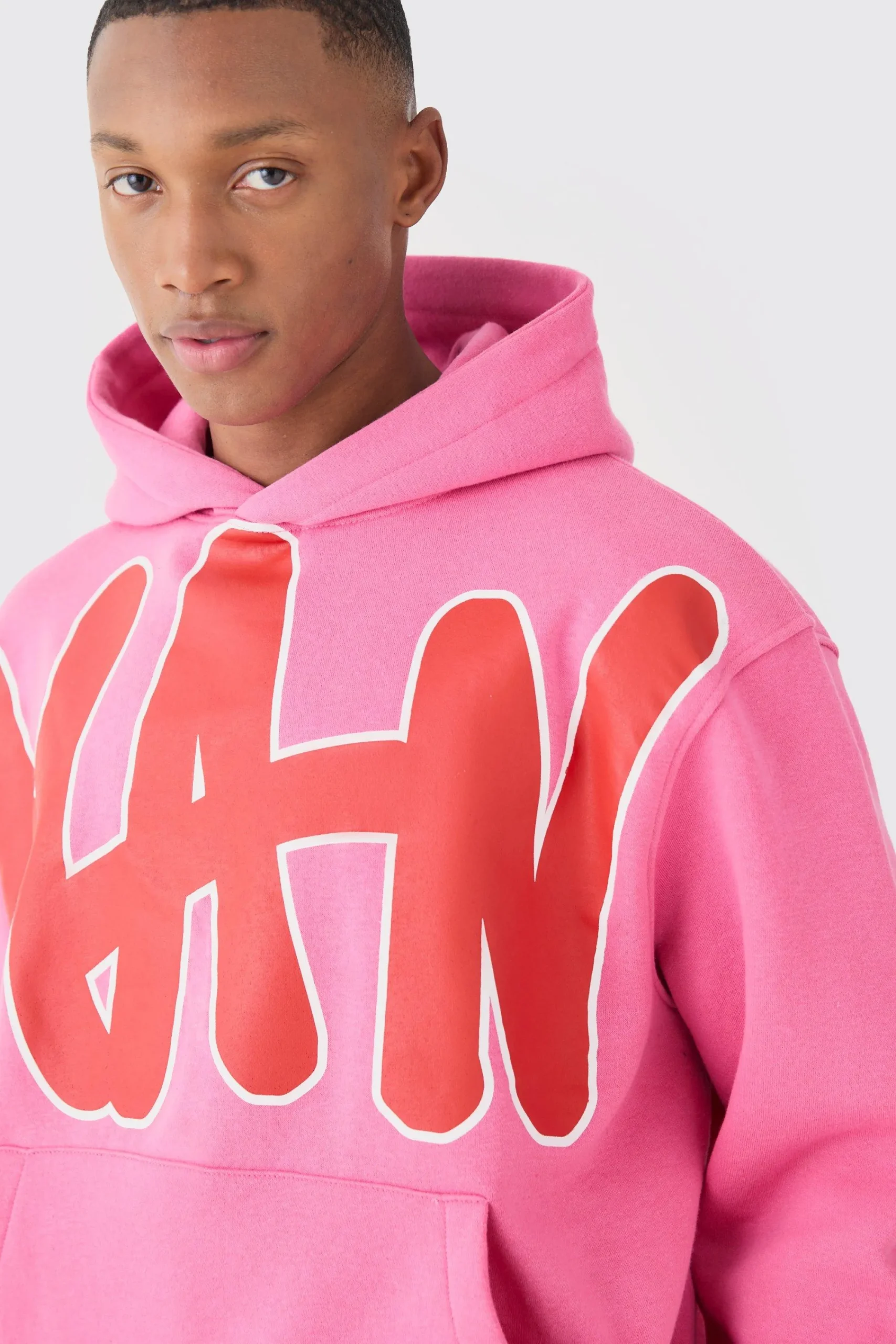 boohooMAN Oversized Man Graphic Hooded Tracksuit | UK| Tracksuits