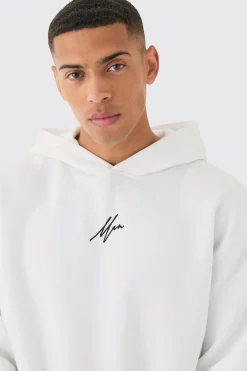 boohooMAN Oversized Man Signature Varsity Hoodie And Basketball Short Tracksuit | UK| Tracksuits