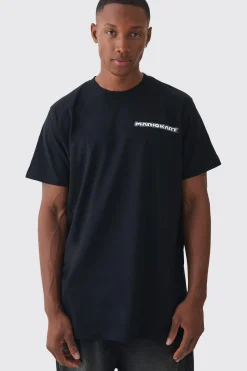 Oversized Mario Kart Racing License T-shirt | UK^boohooMAN