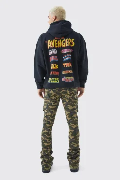boohooMAN Oversized Marvel Avengers License Hoodie | UK| Hoodies & Sweatshirts